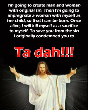 god will sacrifice himself to himself to appease himself